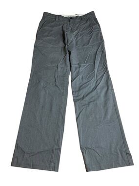 Dockers Men’s Grey Straight Fit Chino Pants | Stretch Cotton Blend 30x32